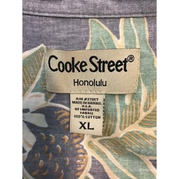 Cooke Street Shirt Extra Large Blue Collar Button - Picture 4 of 5